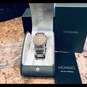 Men’s Movado Sapphire Mirror Watch